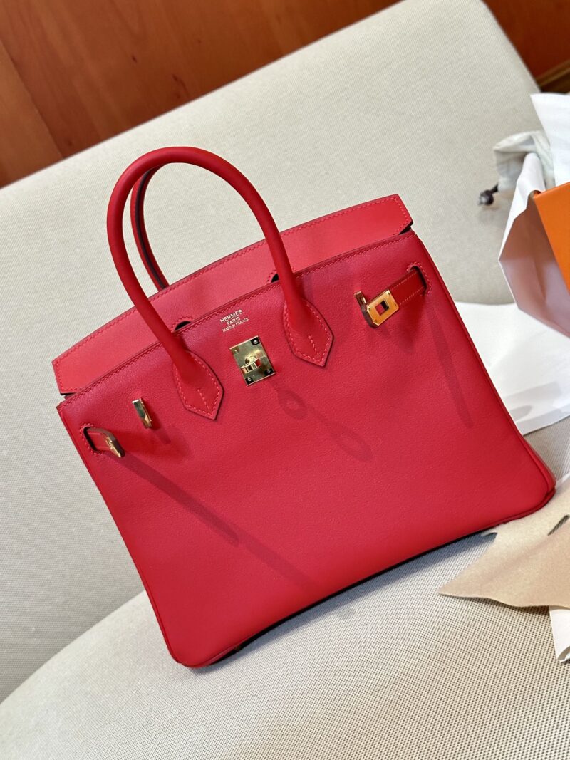 Hermès Birkin 25 Rouge Coeur Swift Gold Hardware - Image 2