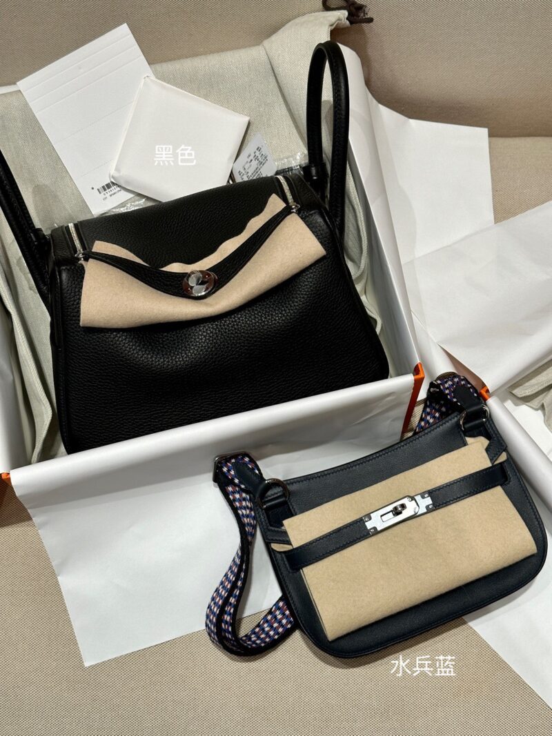 Hermès Jypsiere 23 Swift Caban Silver Hardware - Image 7