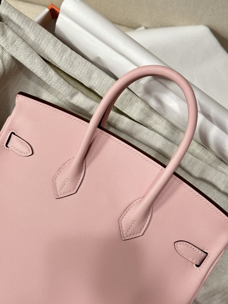 Hermès Birkin 25 Rose Sakura Swift Palladium Hardware - Image 2