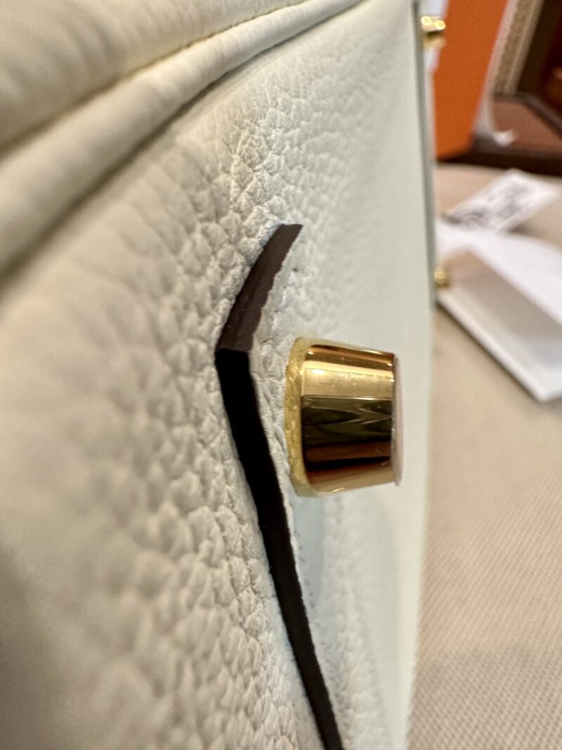 Hermès Birkin 30 Nata Togo Gold Hardware - Image 7