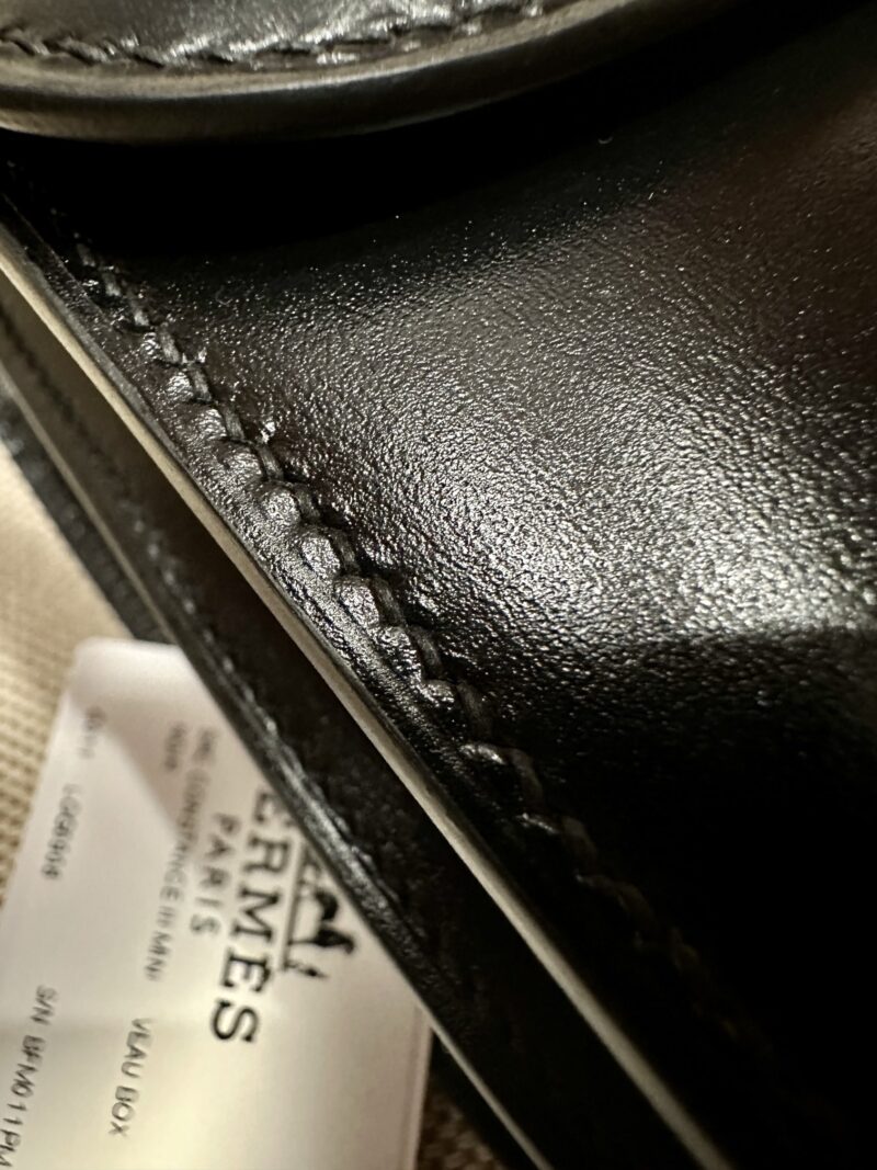 Hermès Constance 18 Noir Box Palladium Hardware - Image 6
