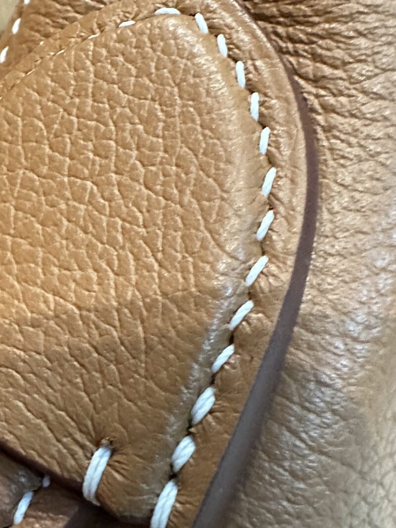 Hermès Mini Kelly 2424 Evercolor & Swift Gold Gold Hardware - Image 21