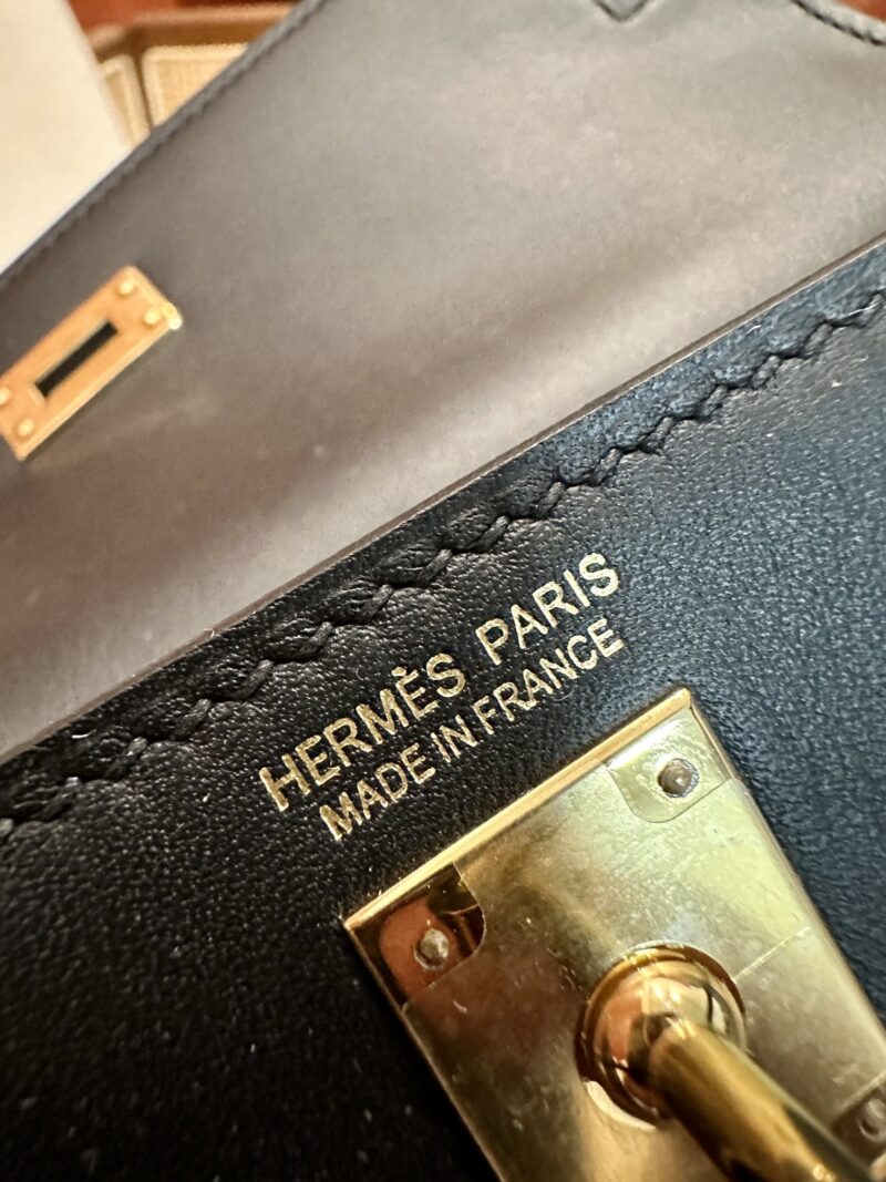 Hermès Kelly Danse 22 Jonathan Noir Gold Hardware - Image 9