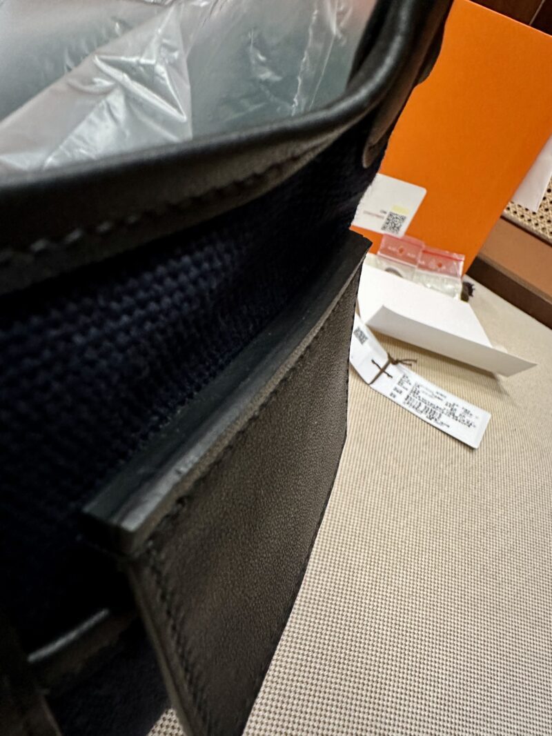 Hermès Picotin Cargo 18 Canvas & Leather Deep Blue & Noir Gold Hardware - Image 16