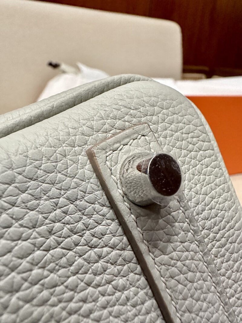 Hermès Birkin 25 Gris Pearl Togo Palladium Hardware - Image 14