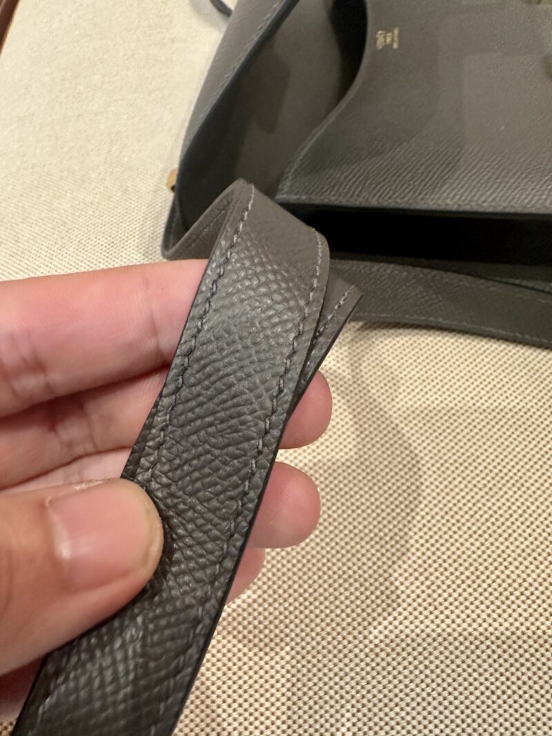 Hermès Constance 24 Gris Graphite, Gold Epsom Gold Hardware - Image 13