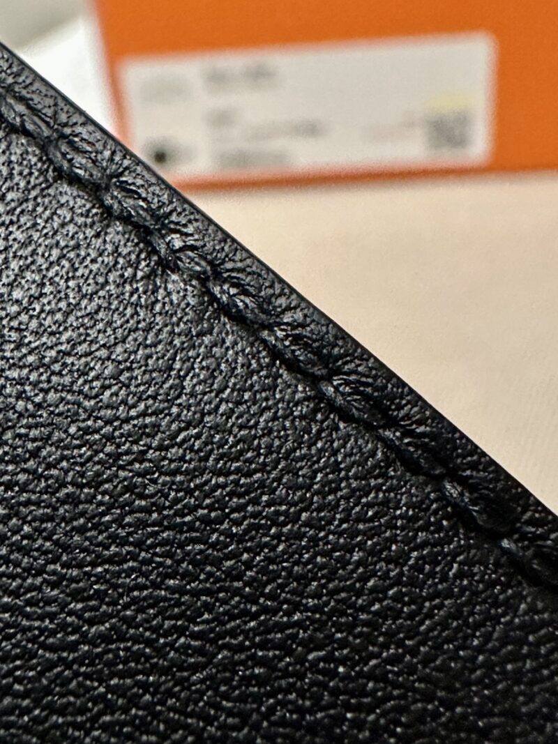 Hermès Kelly Pochette Noir Swift Gold Hardware