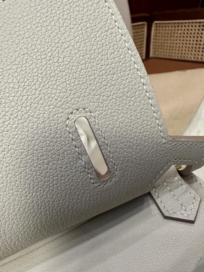 Hermès Mini Jypsiere 23 Evercolor Beton Gold Hardware - Image 17