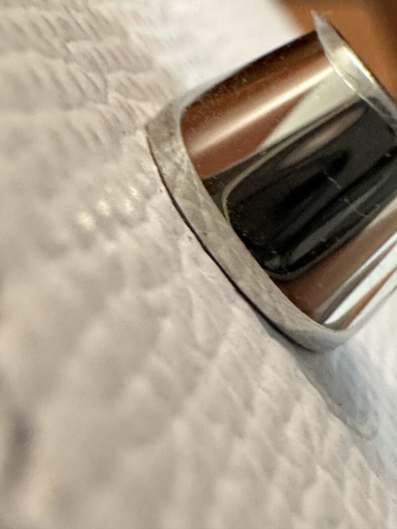 Hermès Kelly 25 Epsom Mauve Silver Hardware - Image 16