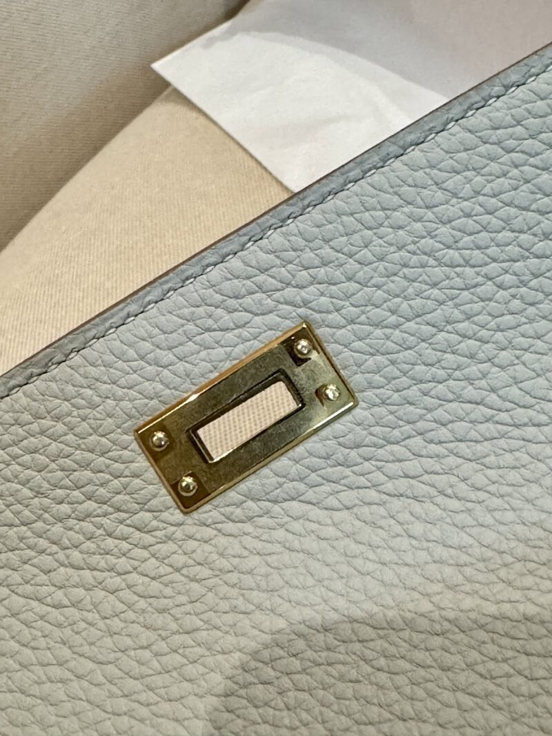 Hermès Kelly 25 Togo Gris Pearl Gold Hardware