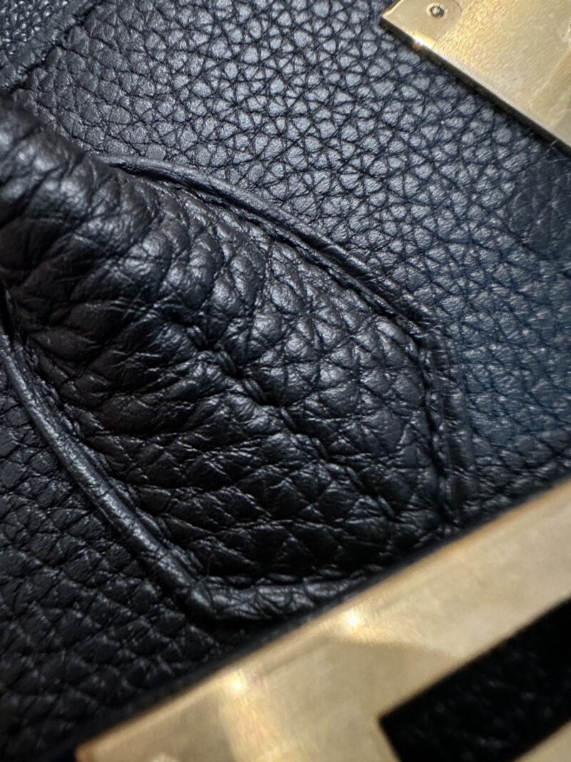 Hermès Birkin 30 Noir, Gold Togo Gold Hardware - Image 10