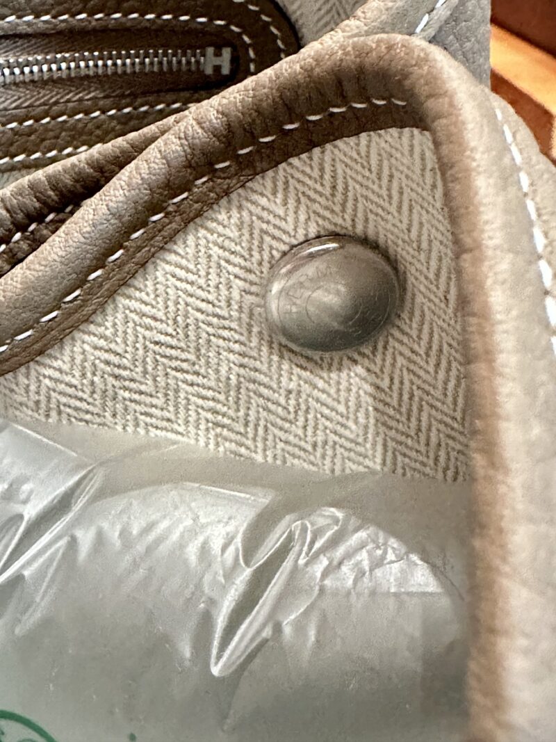 Hermès Garden Party 36 Negonda Etoupe Silver Hardware - Image 15