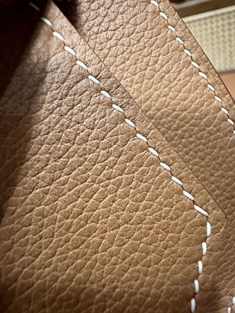 Hermès Jypsiere 23 Evercolor Gold Gold Hardware - Image 16