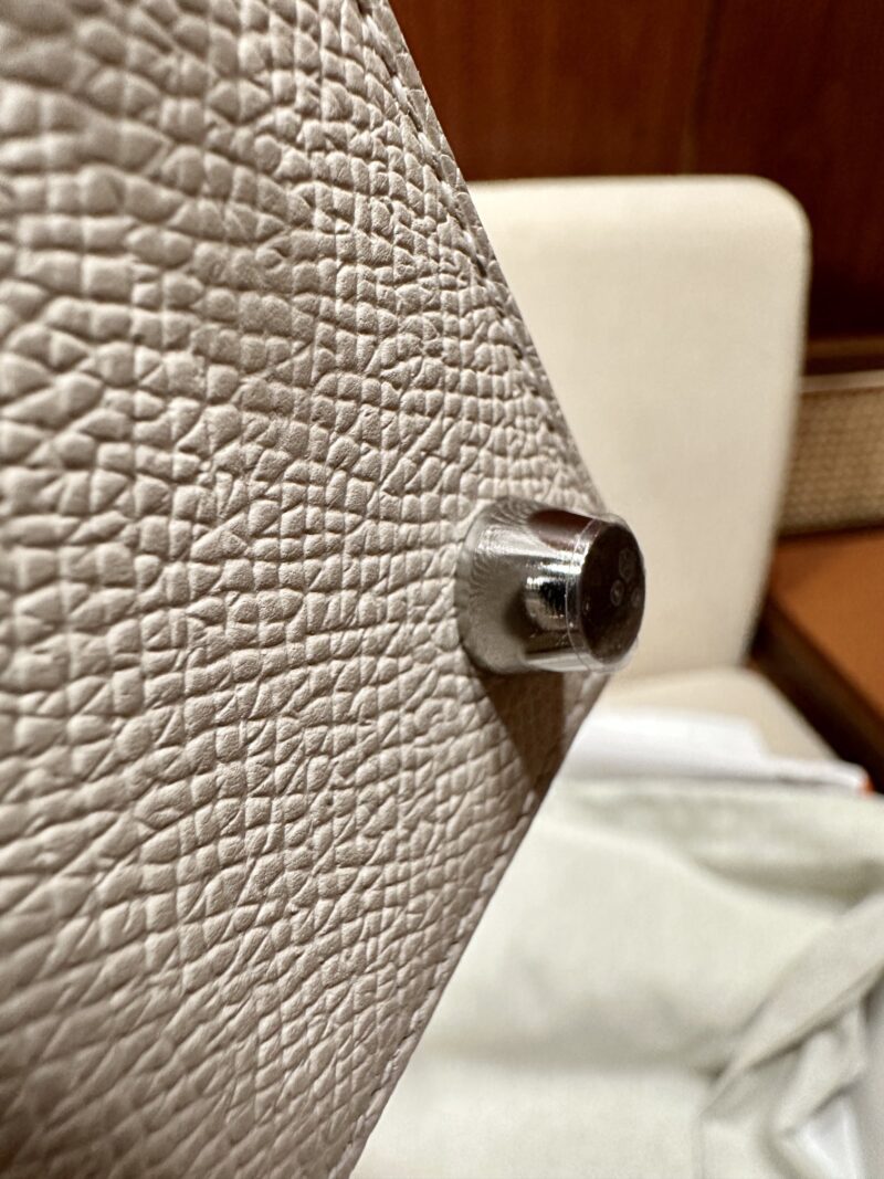 Hermès Kelly 25 Epsom Craie Gold Hardware - Image 25