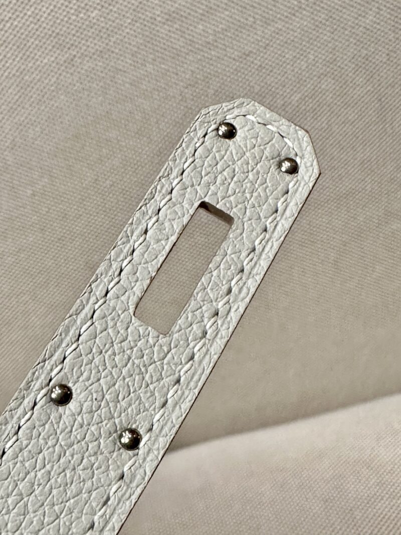 Hermès Jypsiere 23 Evercolor Beton Silver Hardware - Image 21