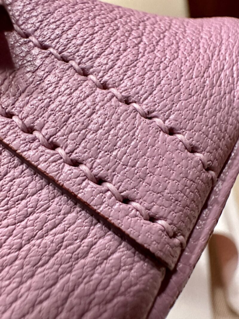 Hermès Mini Bolide 18 Chevre Mauve Sylvestre Silver Hardware