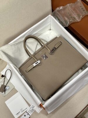 Hermès Birkin 35 Etoupe Epsom Palladium Hardware