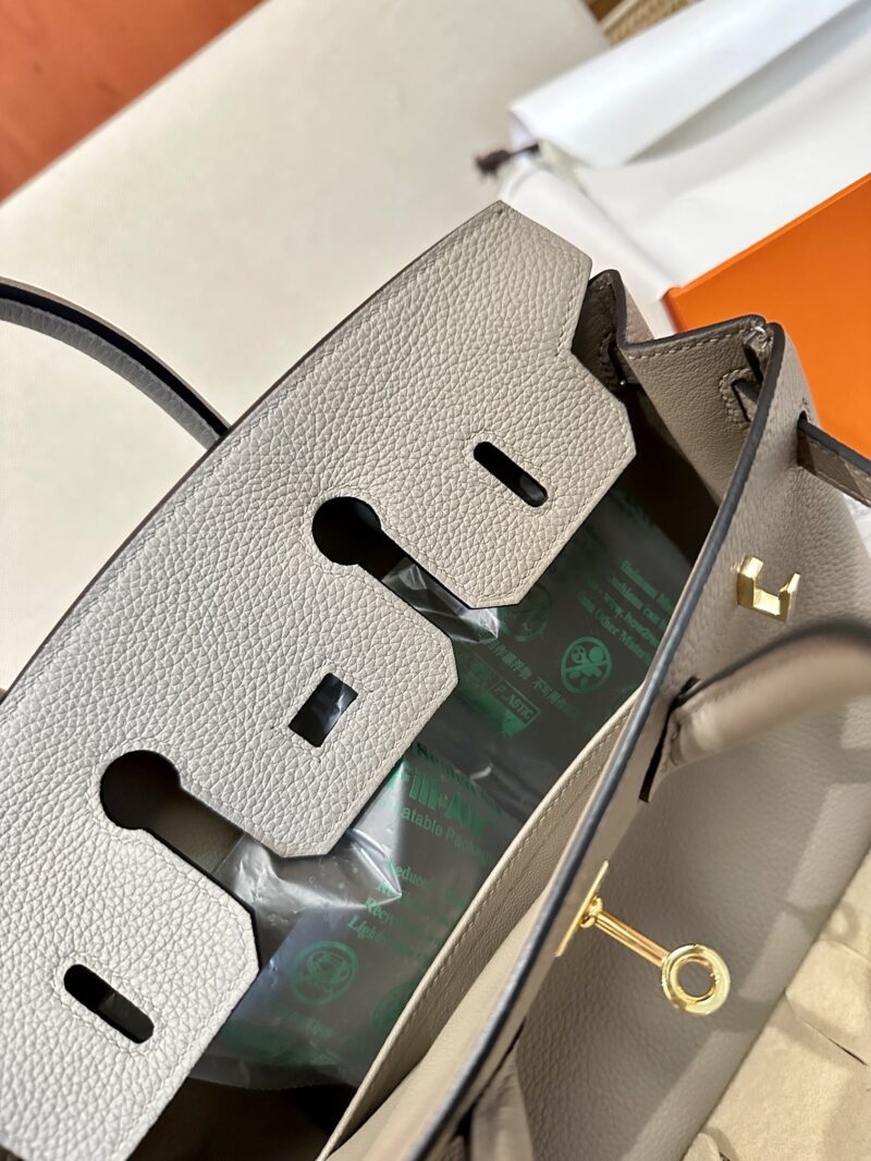 Hermès Birkin 25 Gris Asphalt Togo Gold Hardware - Image 5
