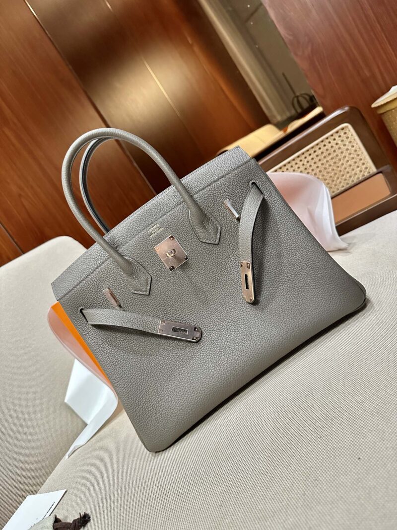 Hermès Birkin 30 Etain Togo Gold Hardware - Image 2