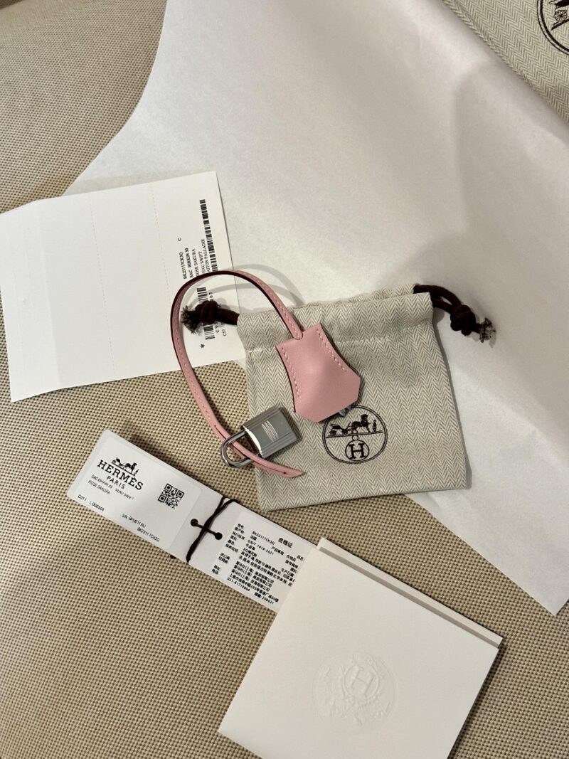Hermès Birkin 30 Rose Sakura Swift Palladium Hardware - Image 7