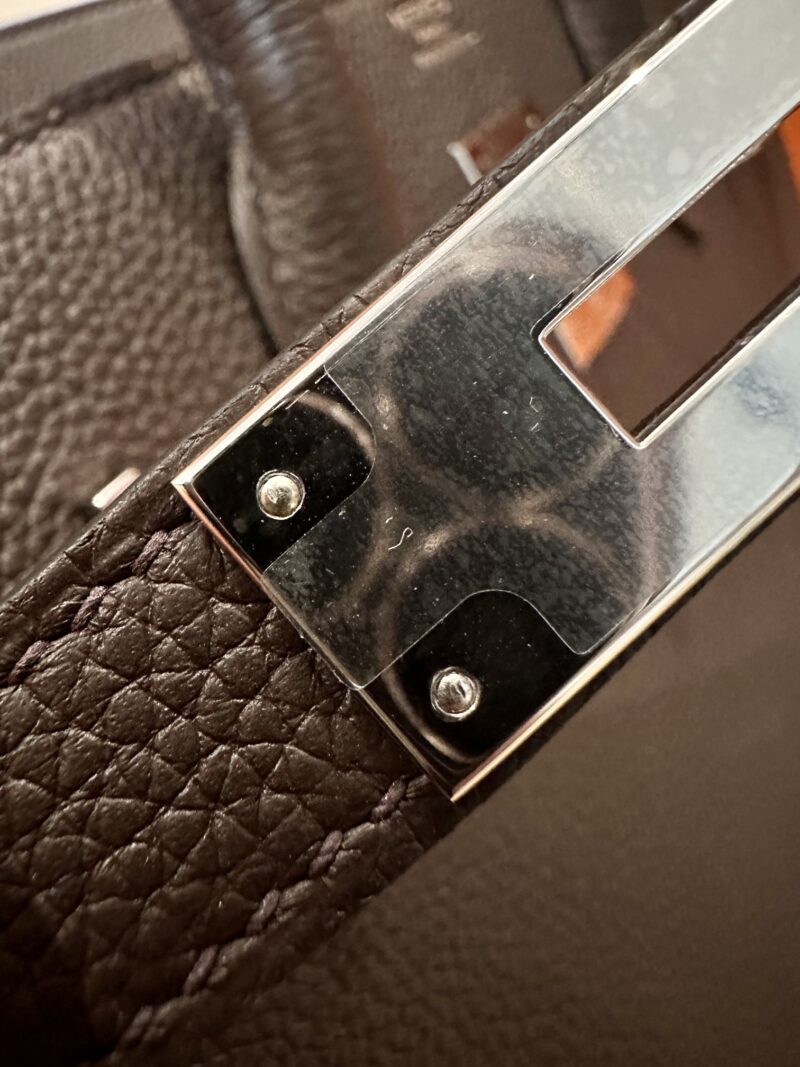 Hermès Birkin 30 Ebene Togo Gold Hardware - Image 11