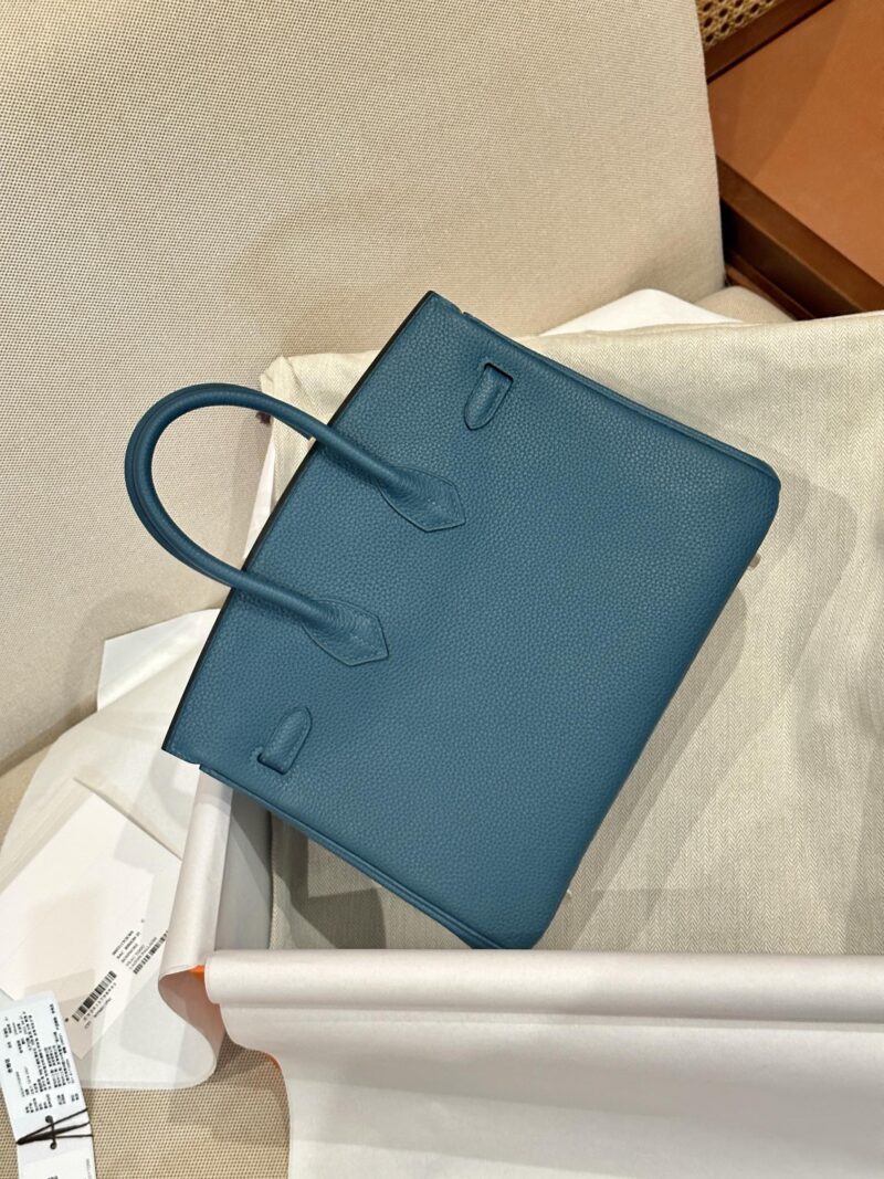 Hermès Birkin 25 Vert Bosphore Togo Palladium Hardware - Image 2