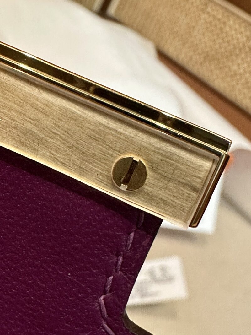 Hermès Constance 19 Anemone Epsom Gold Hardware - Image 5