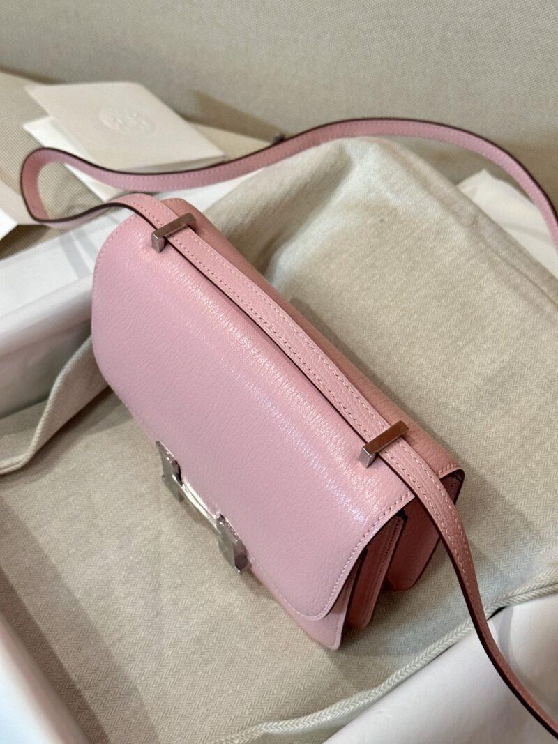 Hermès Constance 19 Rose Sakkura Chevre Palladium Hardware - Image 3
