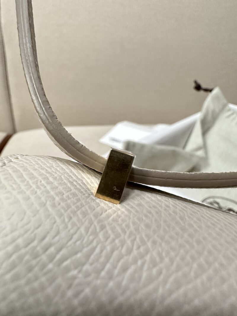 Hermès Constance 19 Craie Epsom Gold Hardware - Image 11