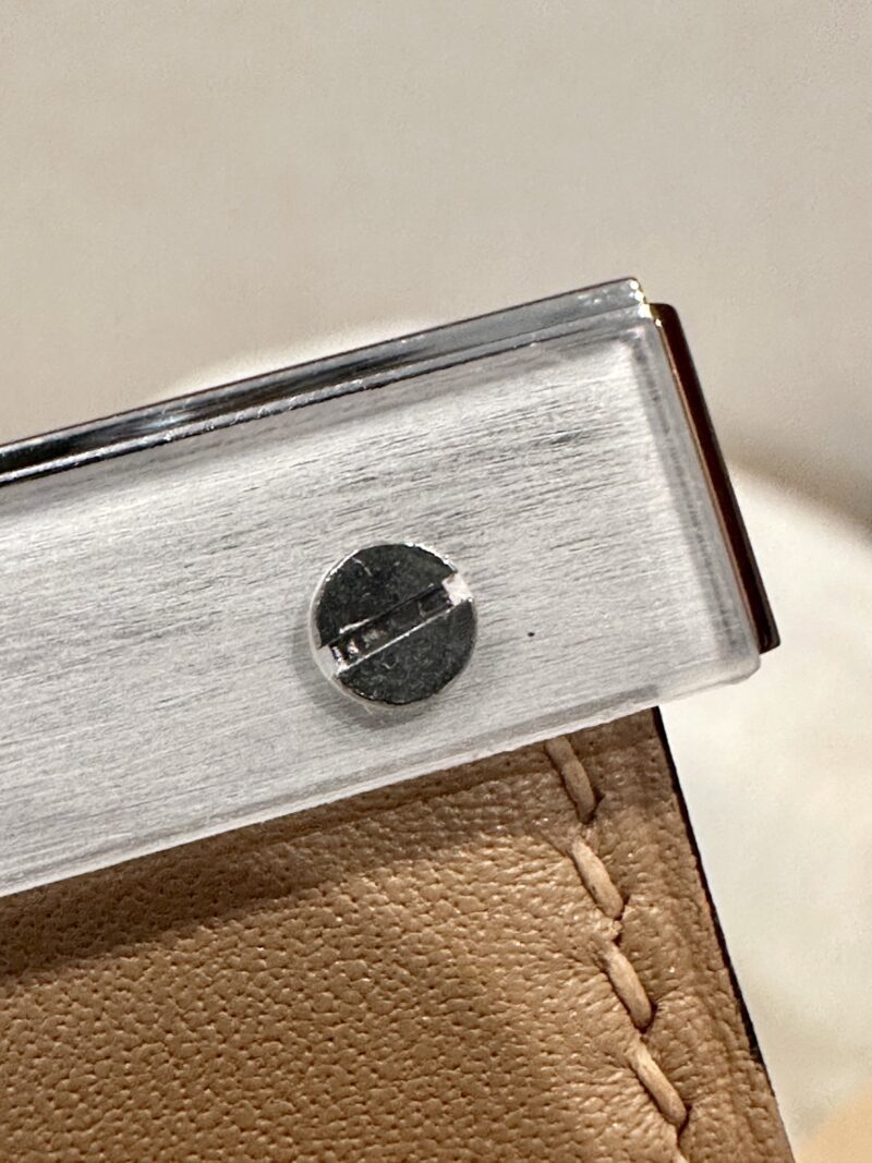 Hermès Constance 19 Chai, Silver Epsom Palladium Hardware - Image 6