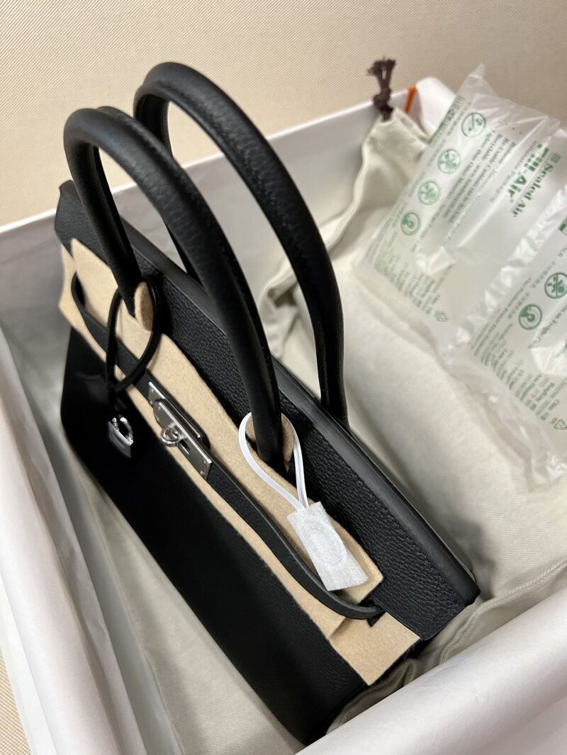 Hermès Birkin 30 Noir Togo Palladium Hardware - Image 3