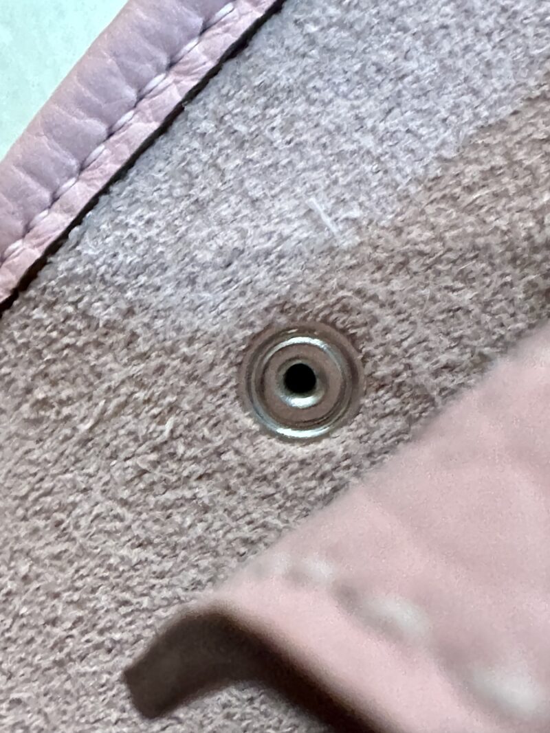Hermès Mini Evelyne 16 Taurillon Clemence Rose Sakura Silver Hardware - Image 9