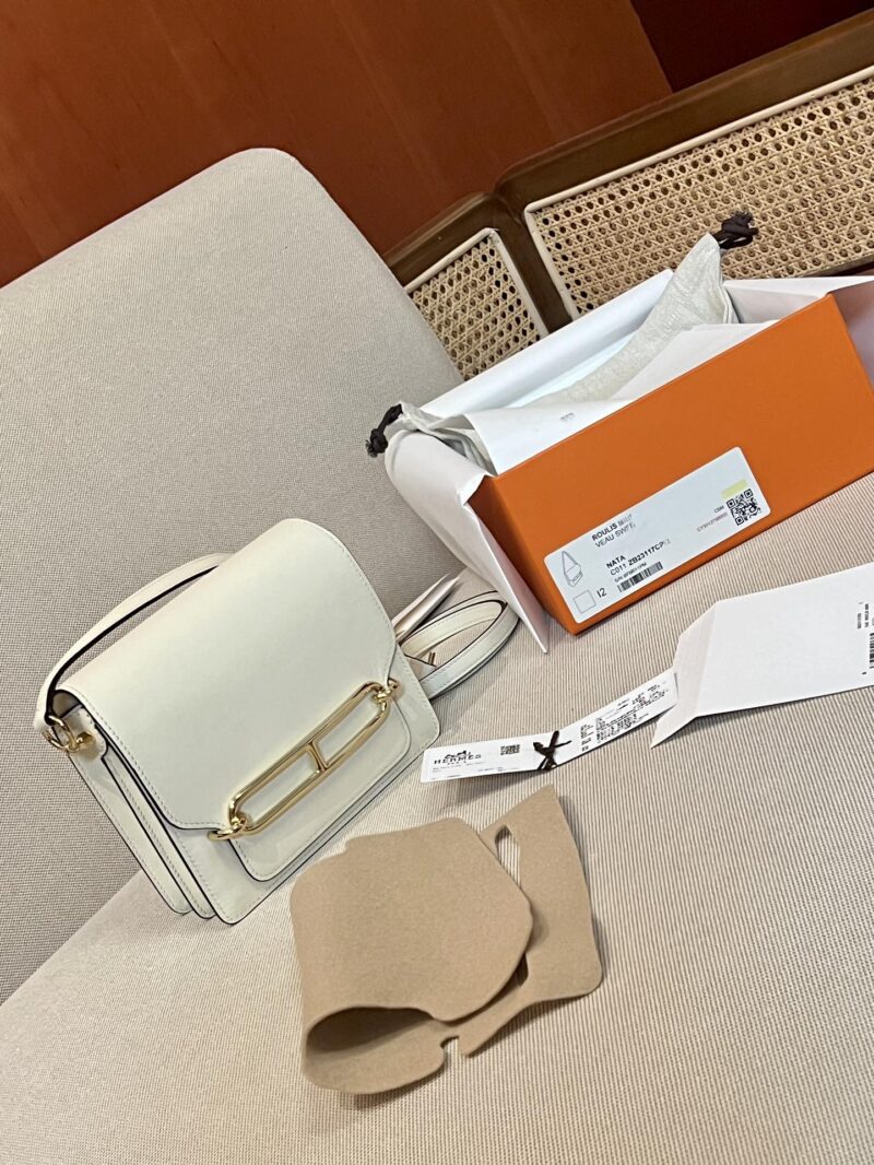 Hermès Roulis 19 Swift Nata Gold Hardware - Image 2