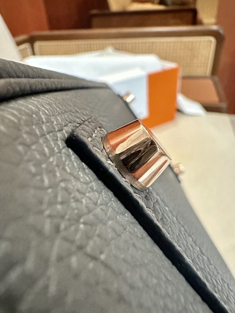 Hermès Birkin 25 Graphite Togo Palladium Hardware - Image 14