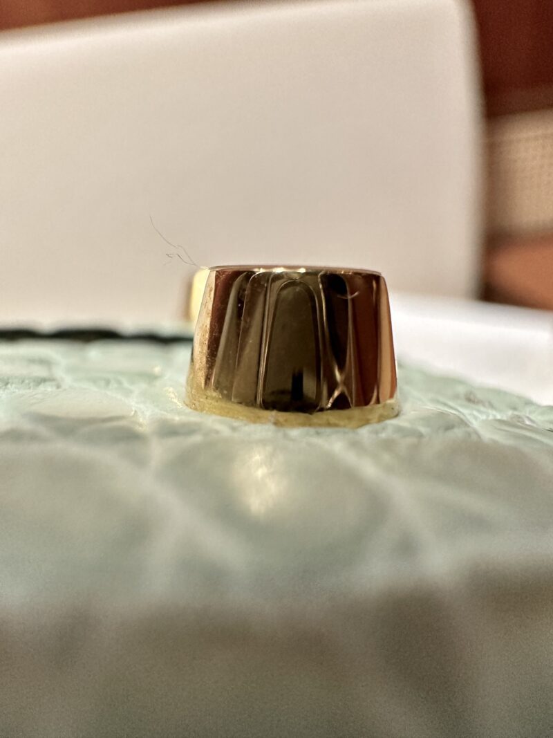 Hermès Mini Kelly Matte Alligator Vert D'eau Gold Hardware - Image 24