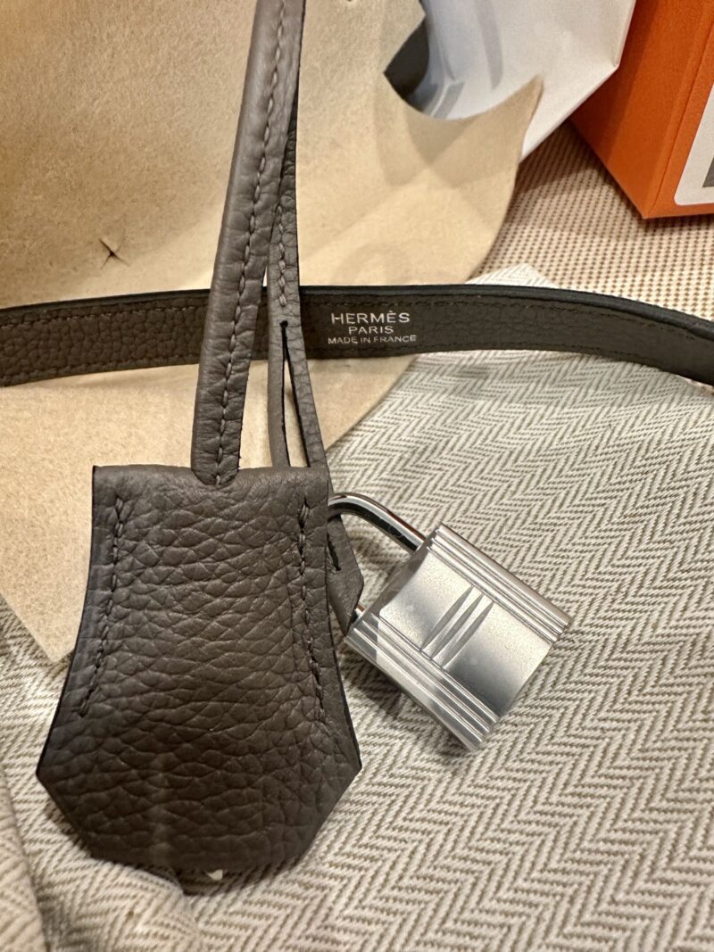 Hermès Kelly 25 Togo Etain Silver Hardware - Image 25