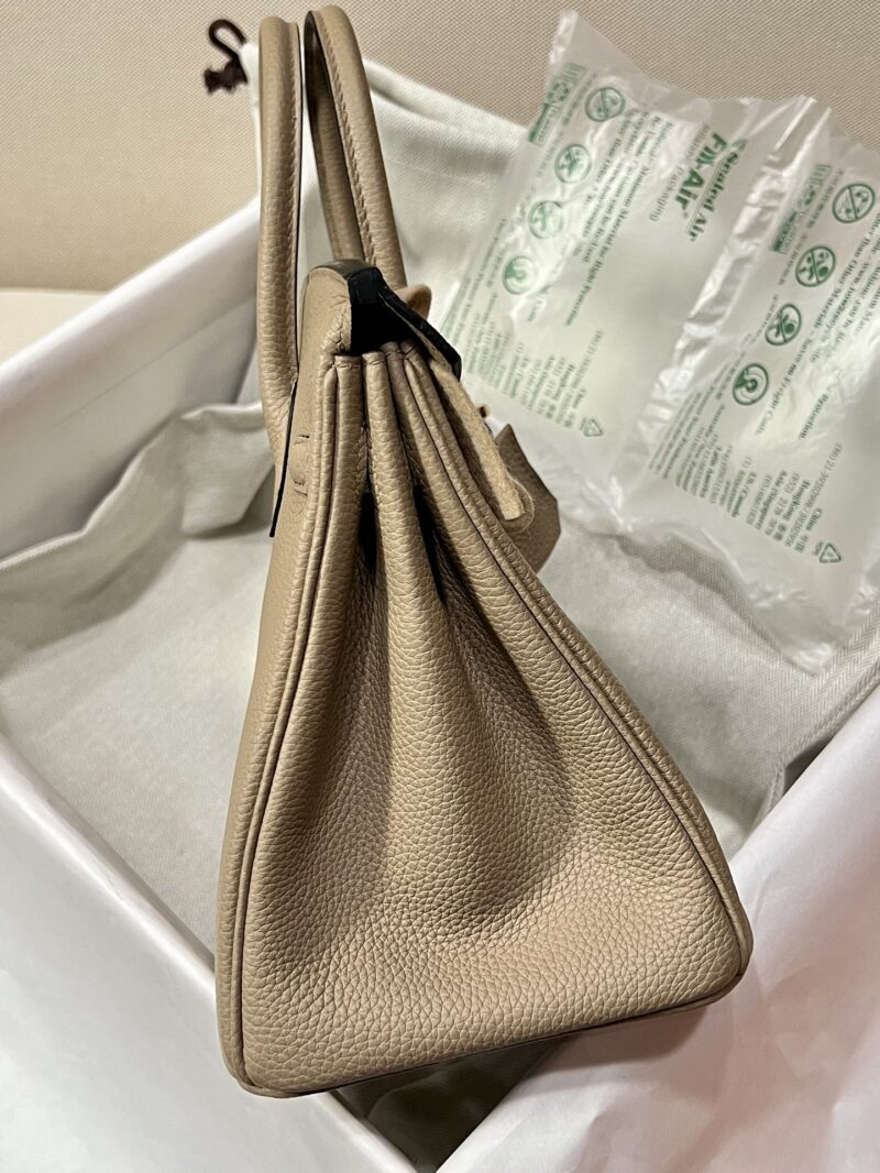 Hermès Birkin 25 Gris Tourterelle Togo Gold Hardware - Image 4