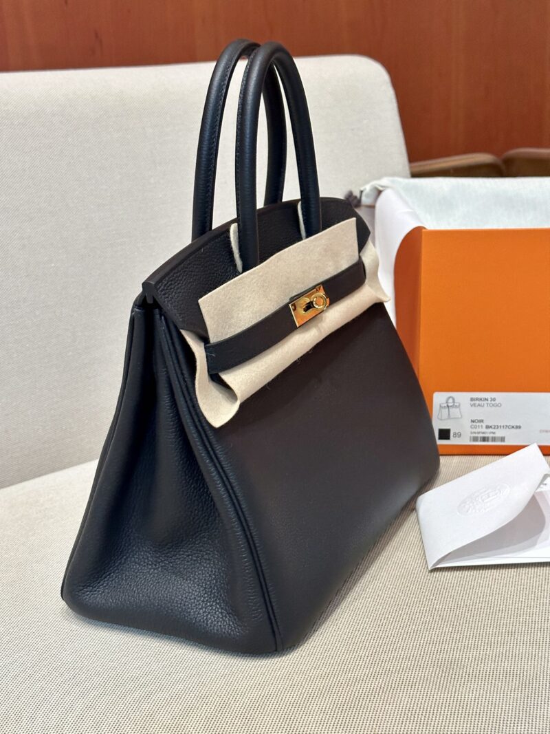 Hermès Birkin 30 Noir Togo Gold Hardware - Image 3