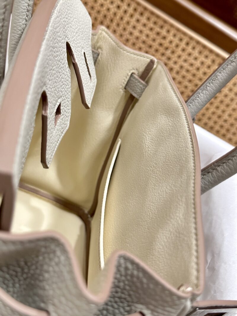 Hermès Birkin 25 Gris Pearl Togo Palladium Hardware - Image 16