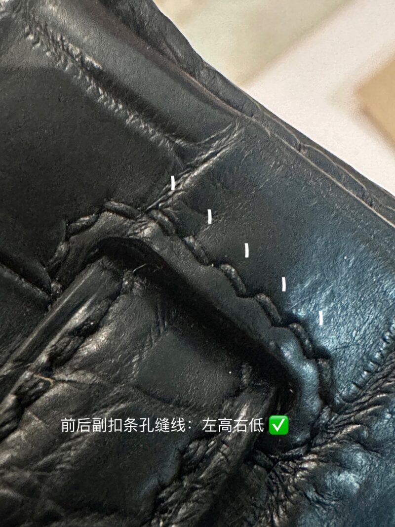 Hermès Kelly 25 Matte Crocodile Noir Gold Hardware - Image 23