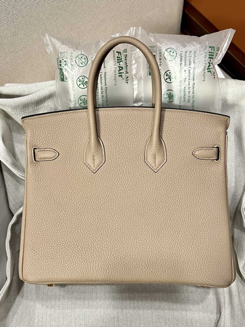 Hermès Birkin 25 Gris Tourterelle Togo Gold Hardware - Image 2