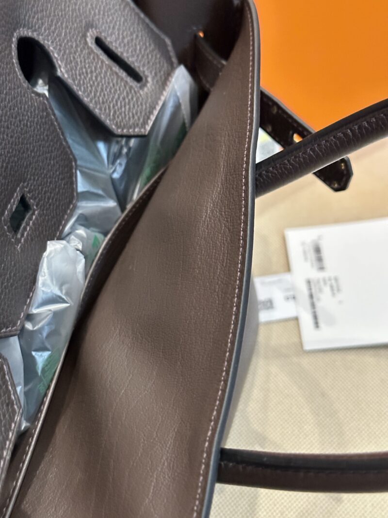 Hermès Birkin 30 Ebene Togo Gold Hardware - Image 18