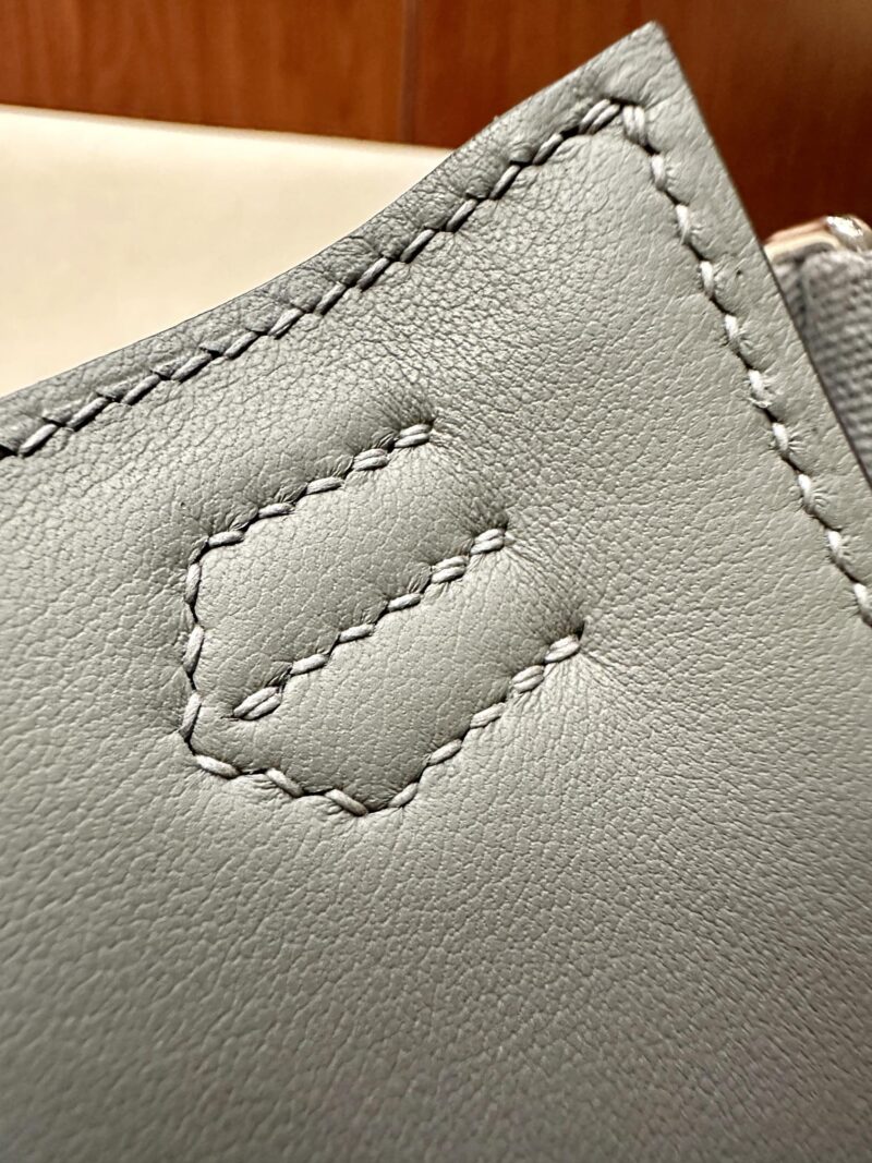 Hermès Jypsiere 23 Swift Gris Meyer Silver Hardware - Image 20