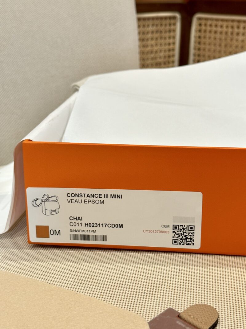Hermès Constance 19 Chai, Rose Gold Epsom Gold Hardware - Image 16