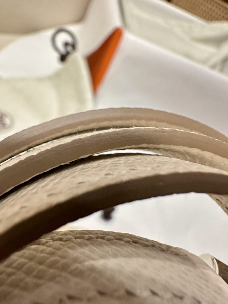 Hermès Kelly 25 Epsom Craie Gold Hardware - Image 27