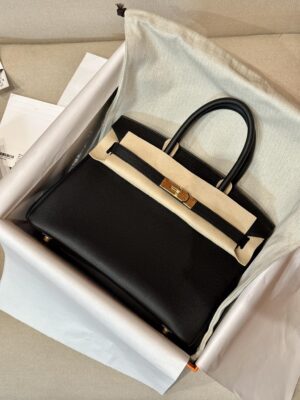 Hermès Birkin 30 Noir Togo Gold Hardware