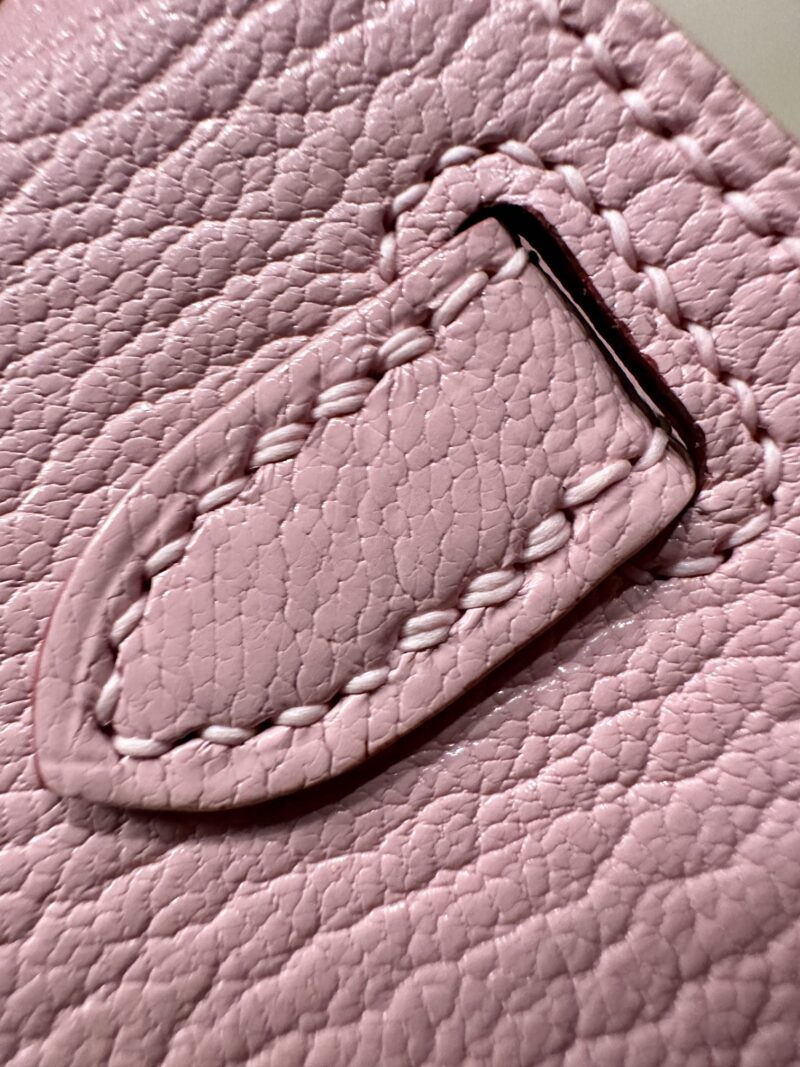 Hermès Mini Kelly 19 Chevre Rose Sakura Gold Hardware - Image 32