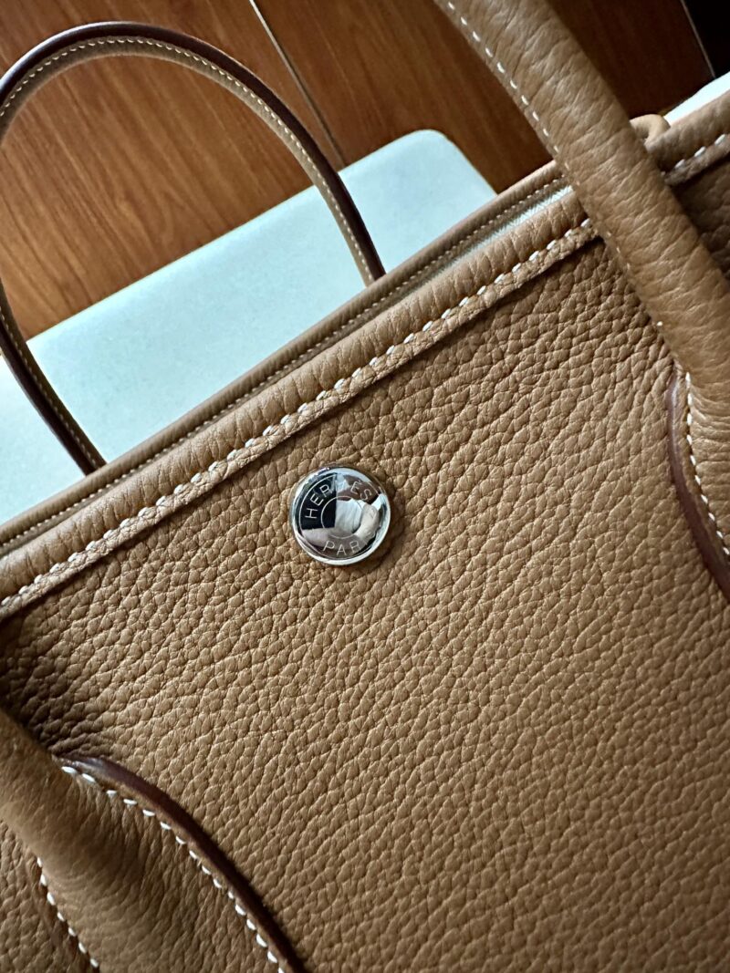 Hermès Garden Party 30 Negonda Gold Gold Hardware - Image 11
