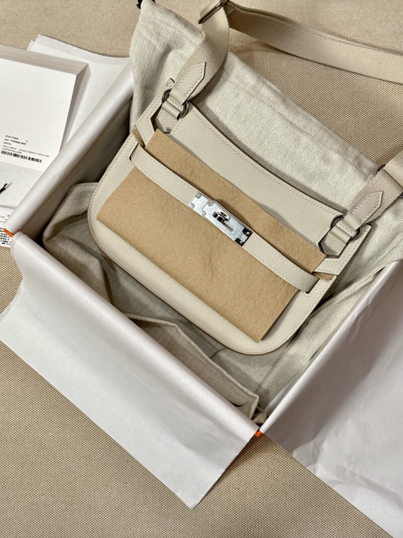 Hermès Jypsiere 23 Evercolor Beton Silver Hardware