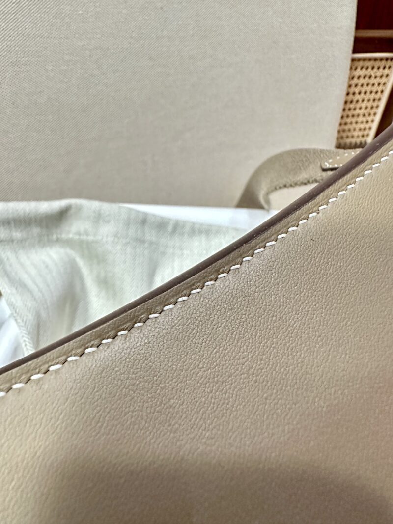 Hermès Jypsiere 23 Swift Etoupe Silver Hardware - Image 7
